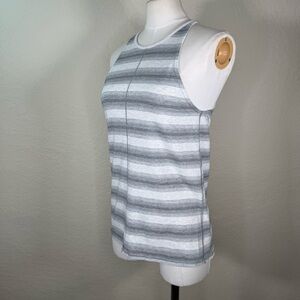 Lululemon Find Your Zen Striped Racerback Cotton Blend Tank Top Size 4 EUC